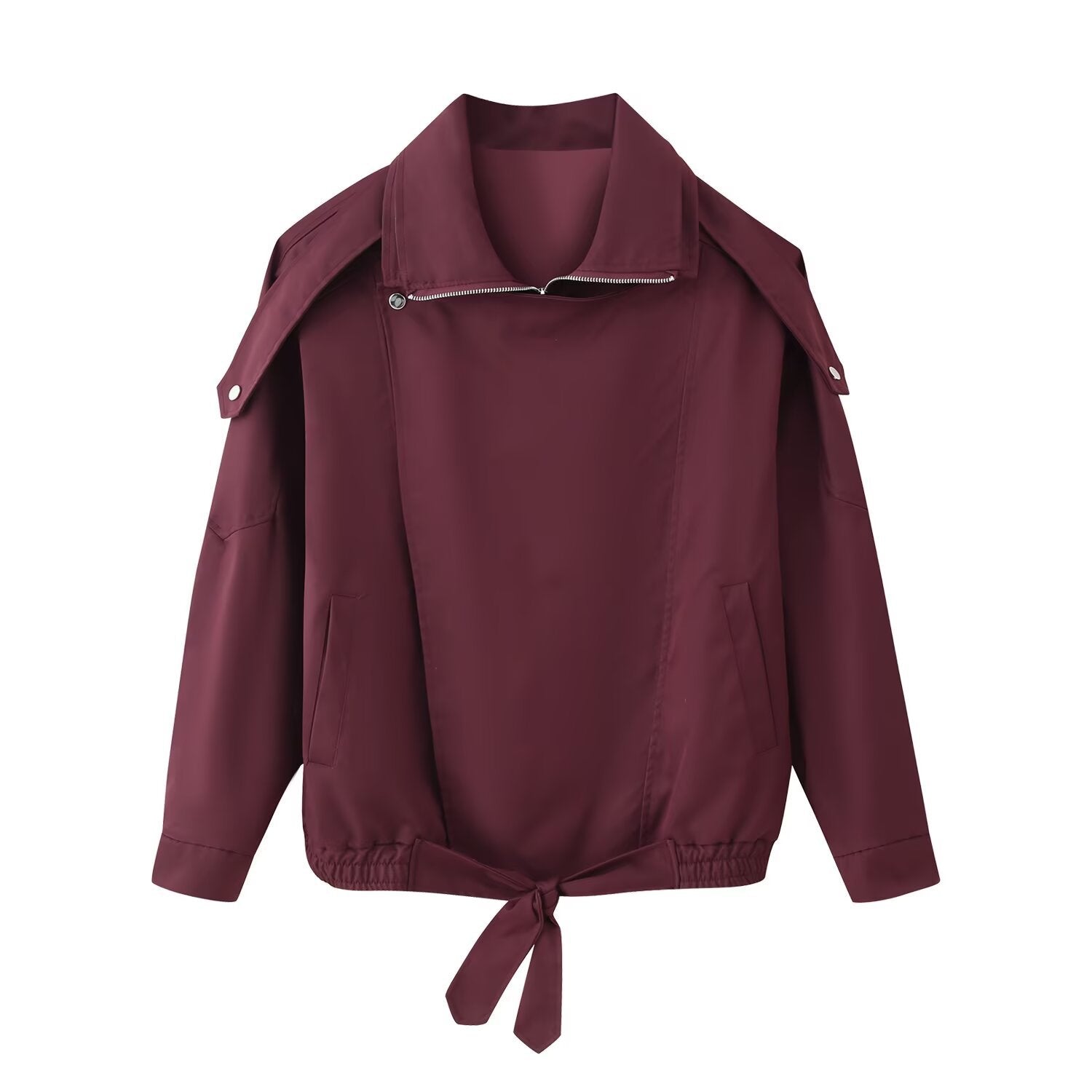 Women's Solid Color Loose-Fit Versatile Jacket Coat – Comfortable, Lightweight Outerwear